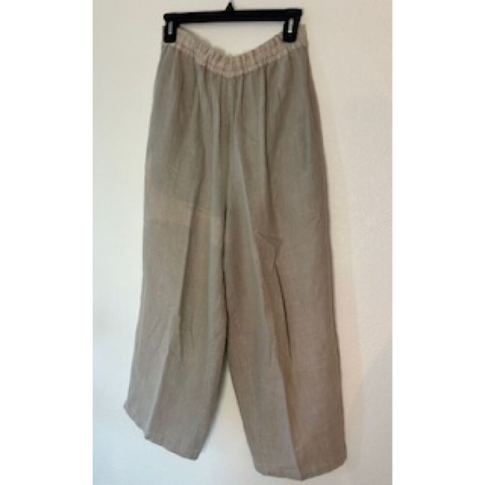 Tan Vintage Linen Pants